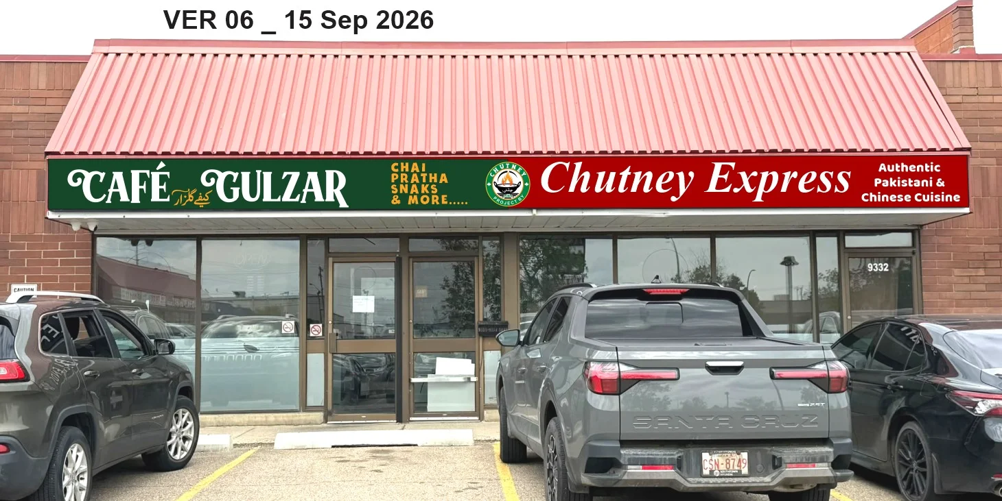Desi café favourites from Cafe Gulzar on 34 Avenue NW, Edmonton