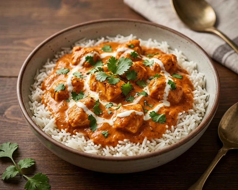 Butter chicken bowl from Cafe Gulzar, Edmonton